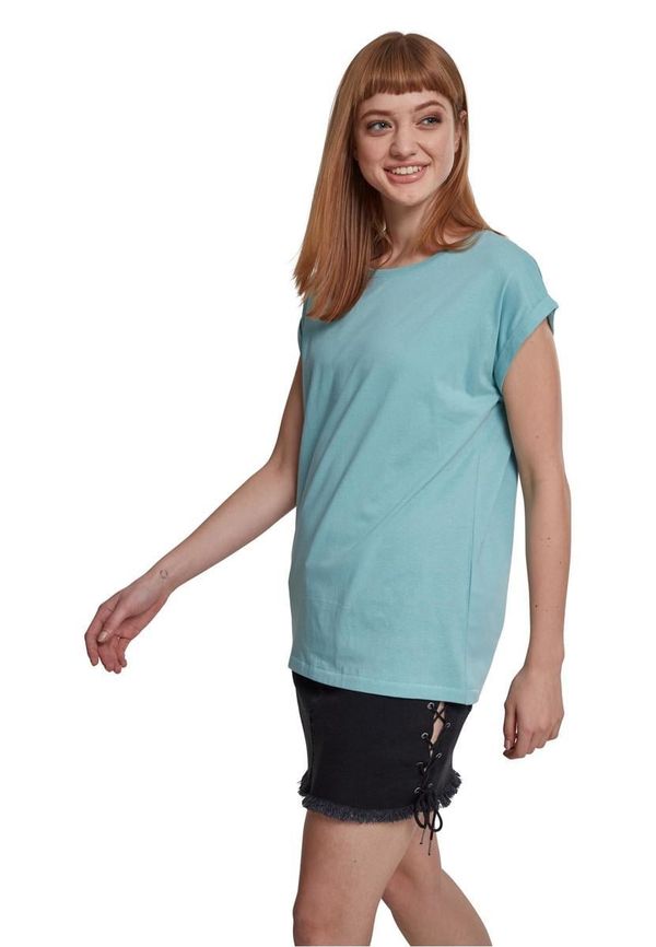 UC Ladies Women's blue T-shirt with extended shoulder