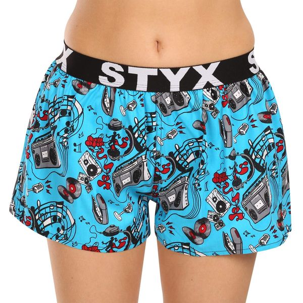 STYX Women's boxer shorts Styx art sports rubber music