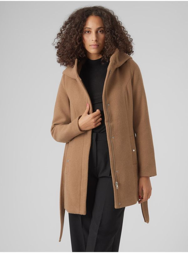Vero Moda Women's brown coat VERO MODA Classliva - Women
