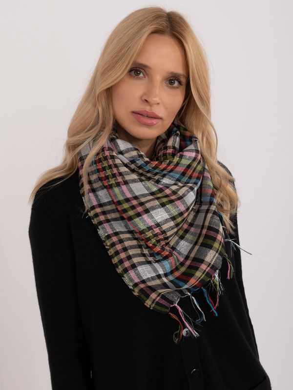 Fashionhunters Women's checkered scarf