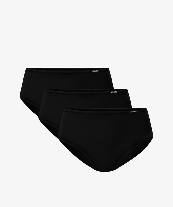 Atlantic Women's classic panties ATLANTIC 3Pack - black