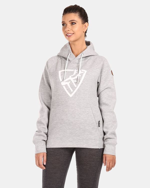 Kilpi Women's cotton sweatshirt Kilpi FJELA-W Light grey