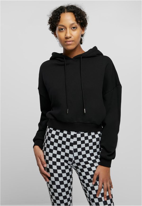 Urban Classics Women's Cropped Heavy Hoody Black