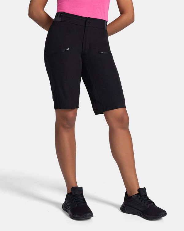 Kilpi Women's cycling MTB shorts Kilpi TRACKEE-W Black