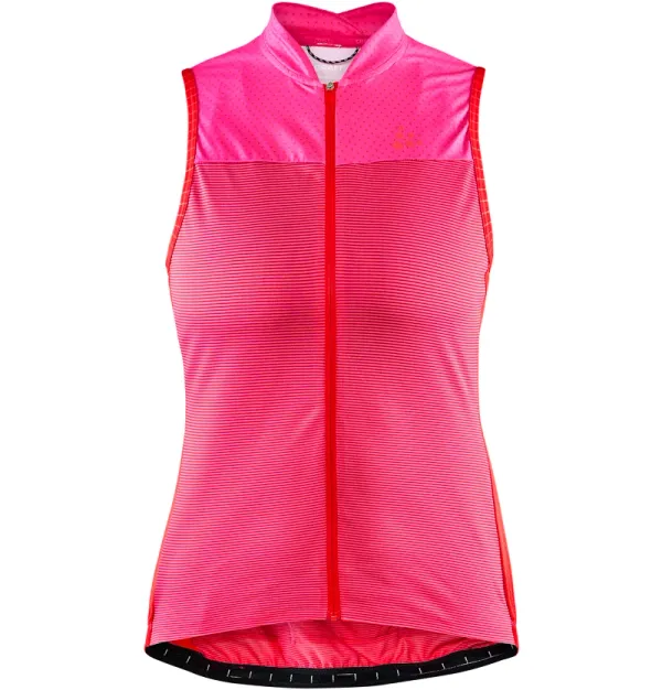 Craft Women's Cycling ScamPolo Craft Hale Glow - Pink-Red, XS