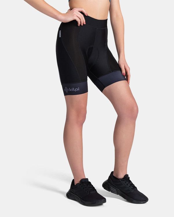 Kilpi Women's cycling shorts KILPI PRESSURE-W Black