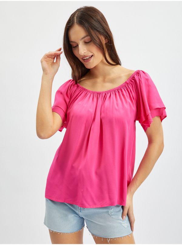 Orsay Women's dark pink blouse ORSAY