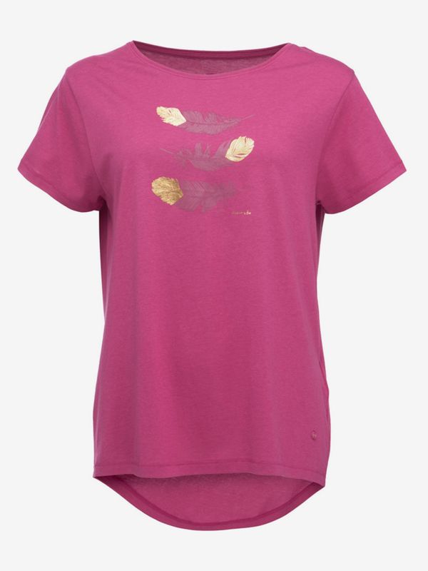 LOAP Women's dark pink T-shirt LOAP Asika