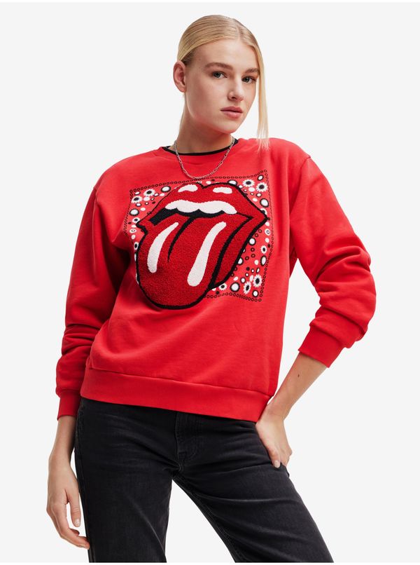 DESIGUAL Women's Desigual Rolling Red Sweatshirt - Women