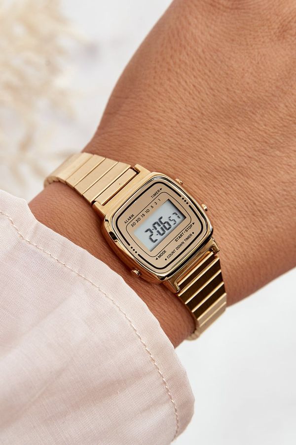 Kesi Women's Digital Retro Bracelet Watch Ernest Gold