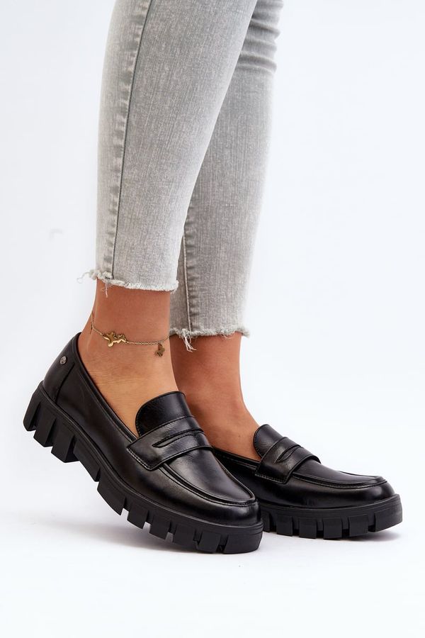Kesi Women's eco leather loafers black by Seravisa