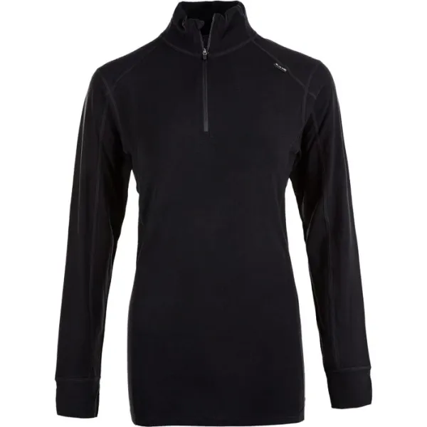 Endurance Women's Endurance Wool X1 Elite Midlayer Black Sweatshirt, 34