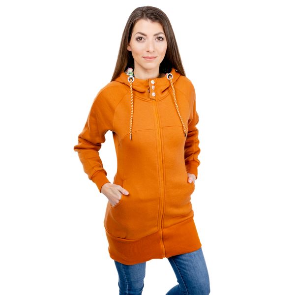 Glano Women's Extended Sweatshirt GLANO - orange