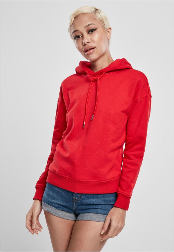 UC Ladies Women's fiery red hooded jacket