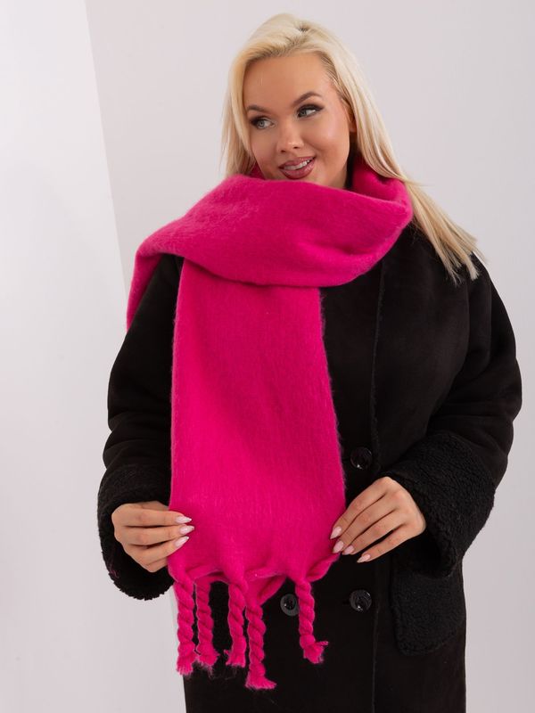 Fashionhunters Women's fuchsia long scarf