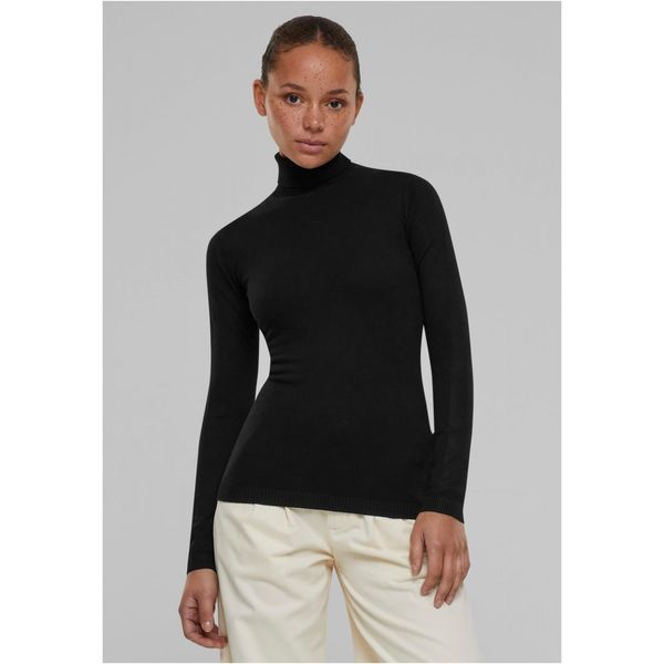 Urban Classics Women's knitted turtleneck black