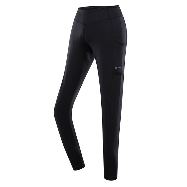 ALPINE PRO Women's leggings with cool-dry ALPINE PRO GERWA black