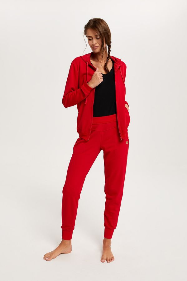 Italian Fashion Women's Long Sleeve Sweatshirt Todra - Red