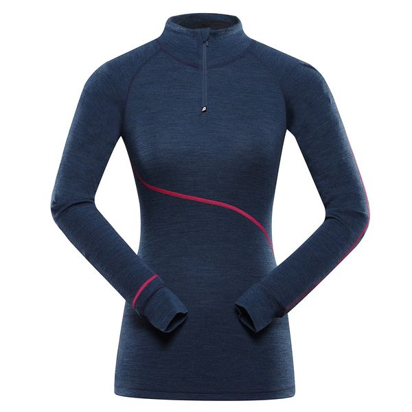 ALPINE PRO Women's merino wool underwear - T-shirt ALPINE PRO DELARA gibraltar sea