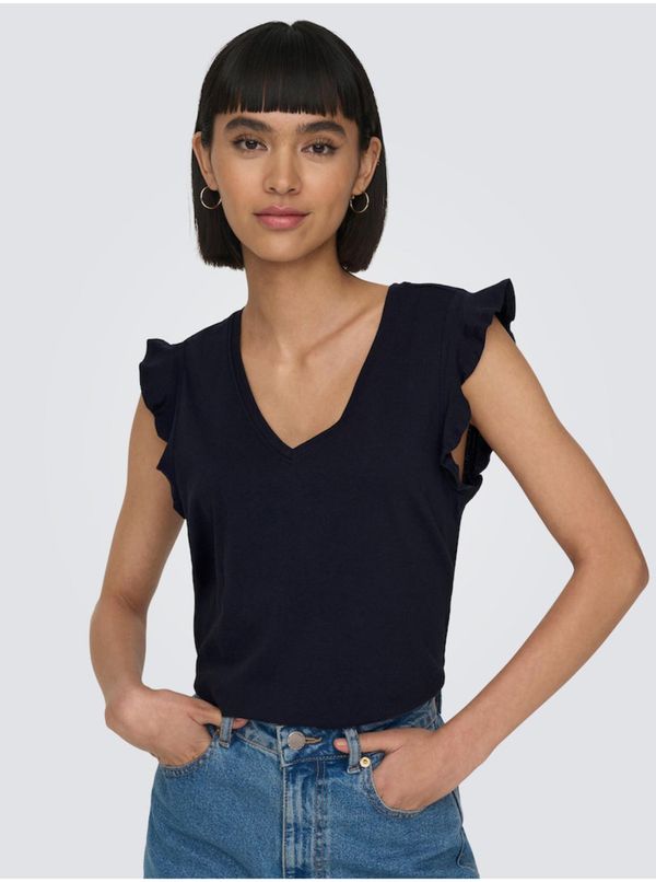 Only Women's Navy Blue Top ONLY May - Women