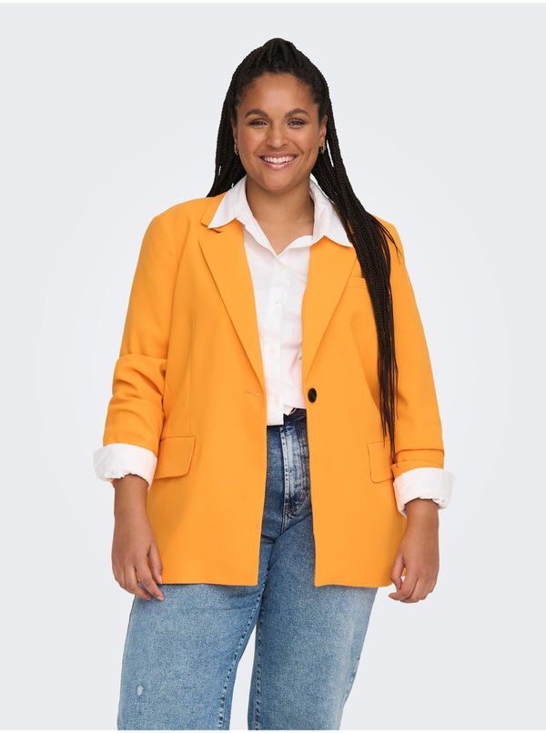Only Women's orange blazer ONLY CARMAKOMA Gry