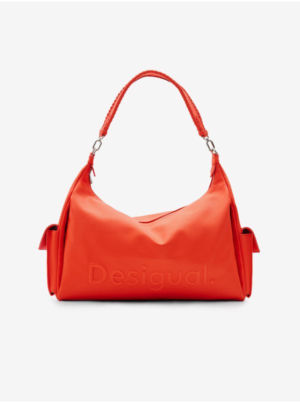 DESIGUAL Women's orange handbag Desigual Half Logo 24 Brasilia - Women