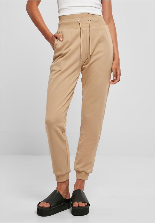 Urban Classics Women's Organic High Waisted Sweatpants Unionbeige