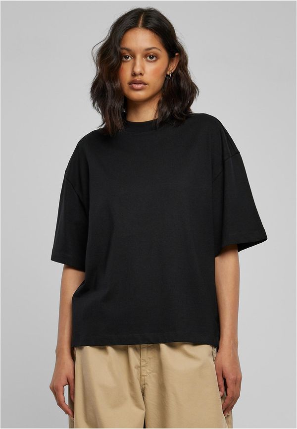 UC Ladies Women's Organic T-Shirt Heavy Slit Black