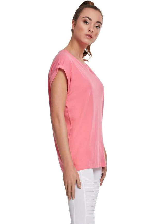 UC Ladies Women's pink grapefruit T-shirt with extended shoulder