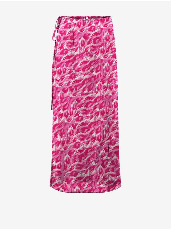Only Women's Pink Patterned Maxi Skirt ONLY Nova - Women
