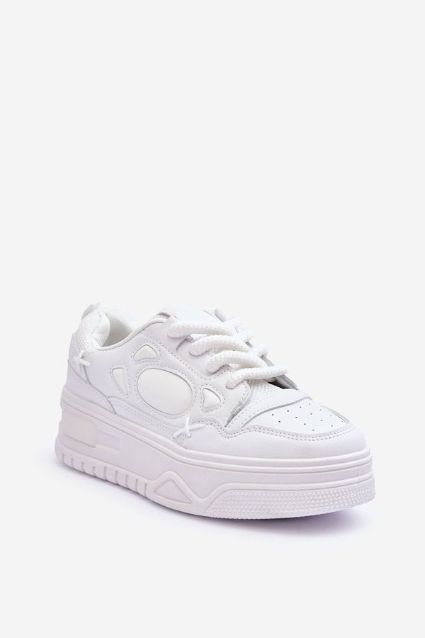 Kesi Women's platform sneakers white Finos