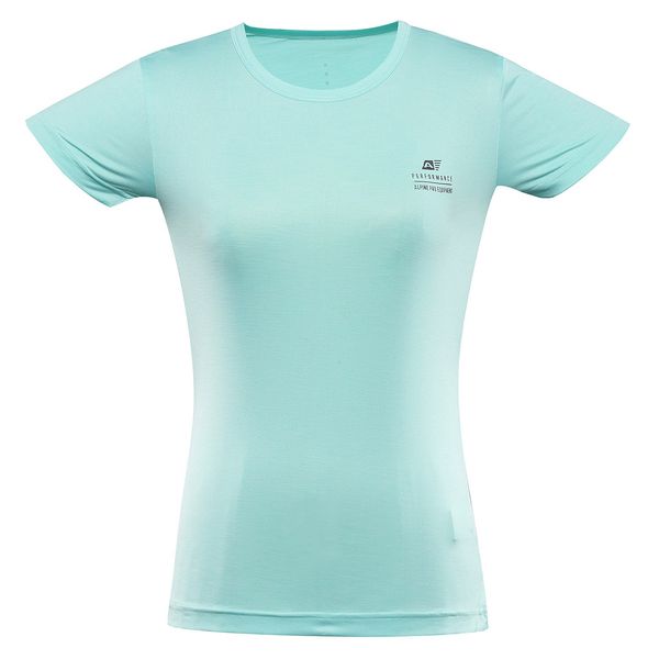 ALPINE PRO Women's quick-drying T-shirt ALPINE PRO BASIKA yucca