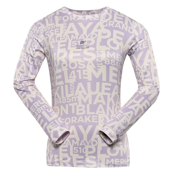 ALPINE PRO Women's quick-drying T-shirt ALPINE PRO LOUSA pastel lilac variant pb