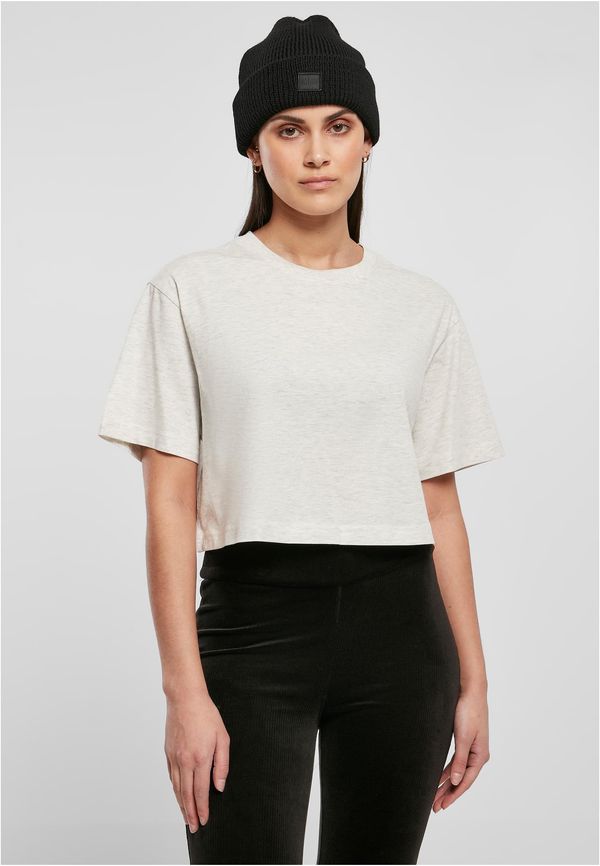 UC Ladies Women's short oversized T-shirt in light gray color