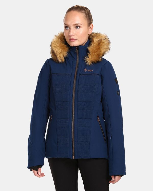 Kilpi Women's ski jacket Kilpi EMILIN-W Dark blue