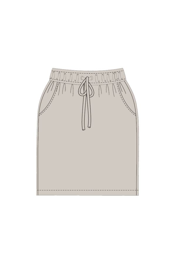 Moodo WOMEN'S SKIRT L-SC-4015 L.Beige