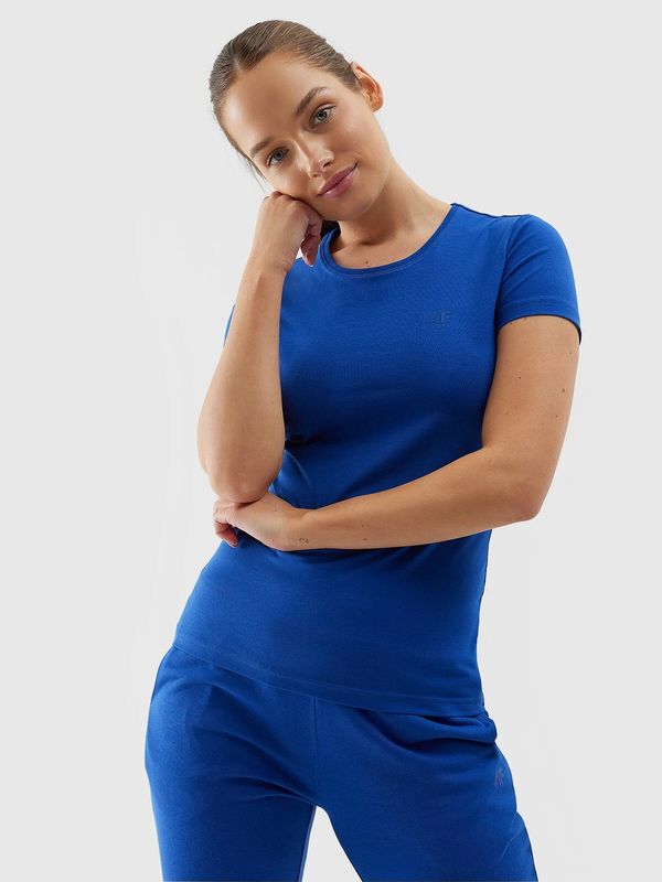4F Women's slim T-shirt 4F - blue