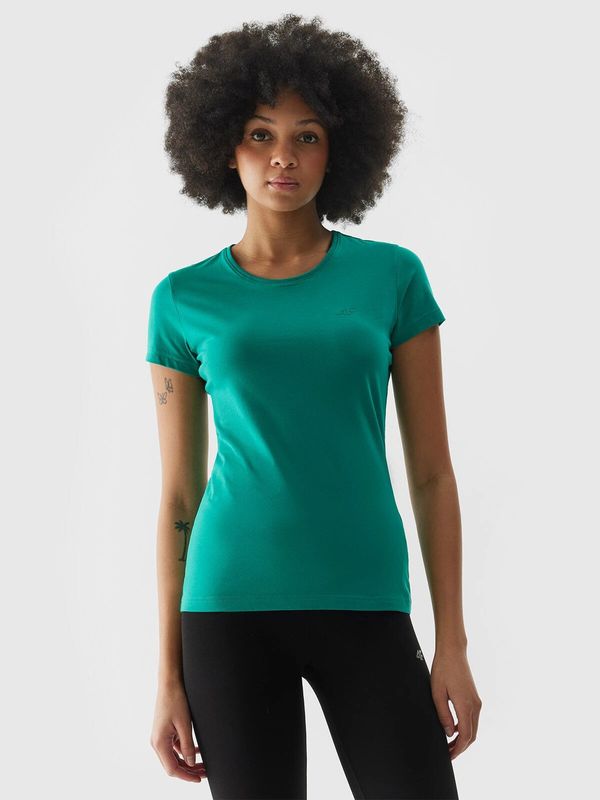 4F Women's slim T-shirt 4F - green