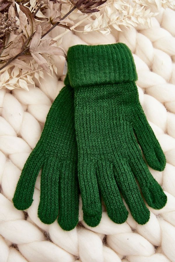 Kesi Women's smooth gloves, green