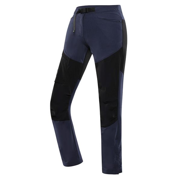 ALPINE PRO Women's softshell trousers with DWR finish ALPINE PRO AKANA mood indigo