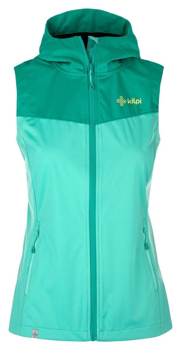 Kilpi Women's softshell vest Kilpi CORTINA-W turquoise