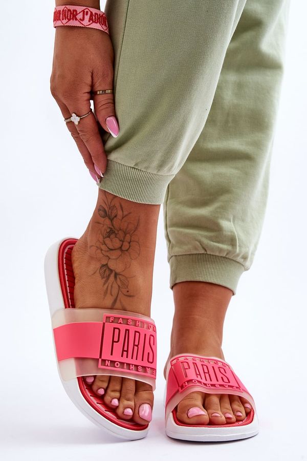 Kesi Women's Sports Slippers Neon Pink Sunrise