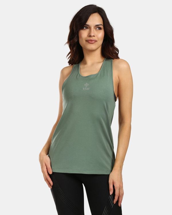 Kilpi Women's sports tank top Kilpi LANCA-W Khaki