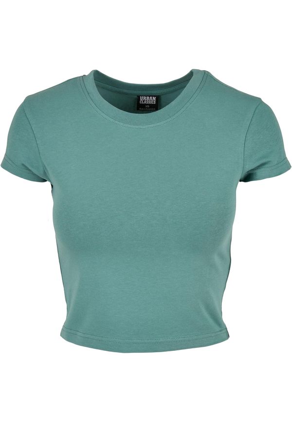 UC Ladies Women's Stretch Cropped Tee Jersey with Pale Leaf