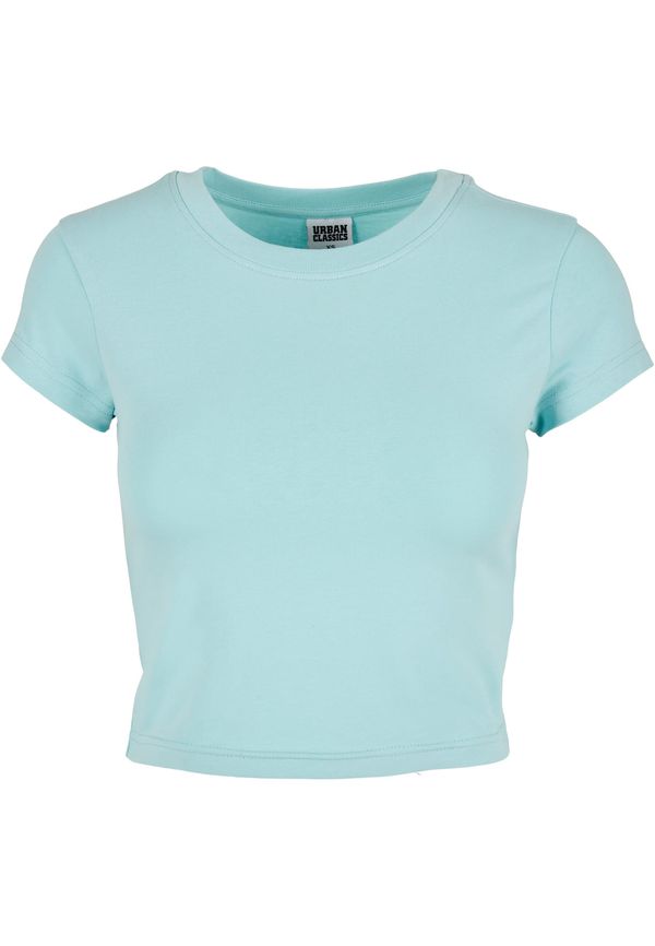 UC Ladies Women's Stretch Jersey Cropped Tee Sea Blue