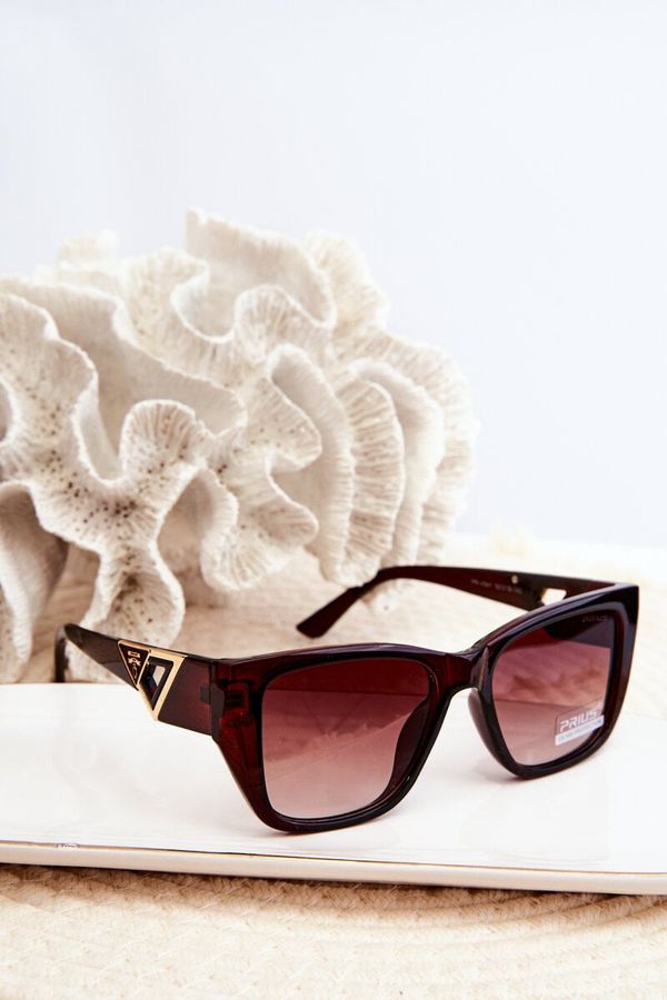 Kesi Women's sunglasses with decorative details UV400 Brown