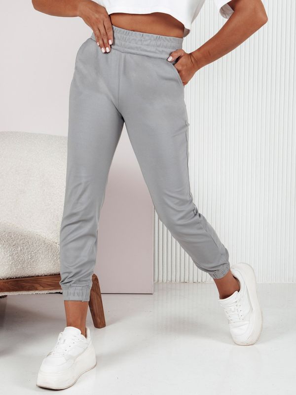 DStreet Women's sweatpants FASHIONCORE gray Dstreet