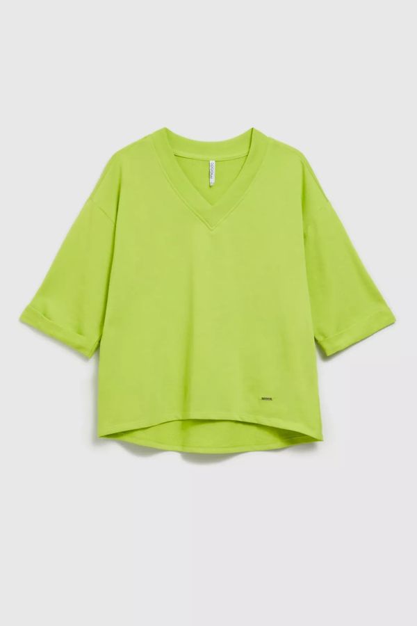 Moodo Women's sweatshirt MOODO - green