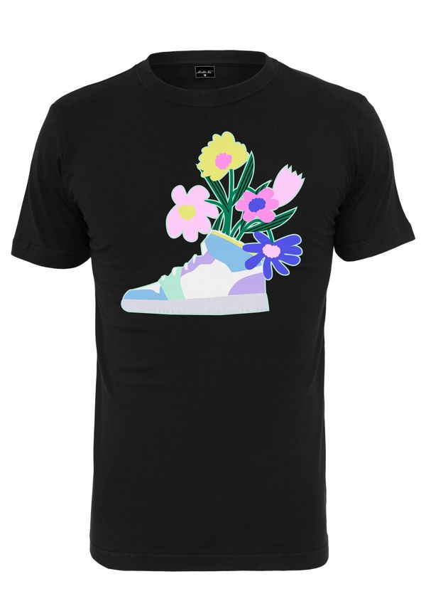 MT Ladies Women's T-shirt Flower Sneaker Tee black