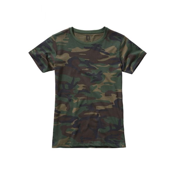 Brandit Women's T-shirt forest/camouflage